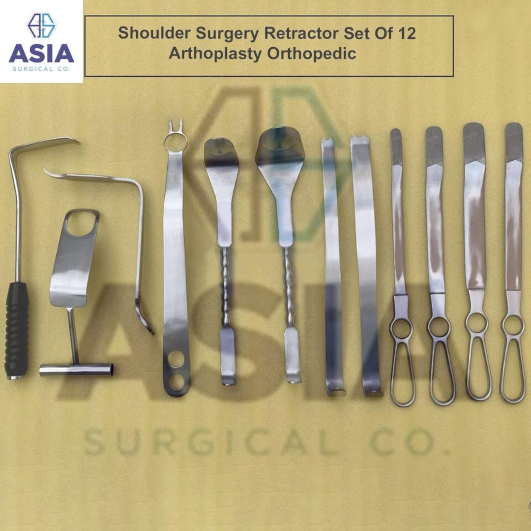 12-piece Shoulder Retractor Set Orthopedic Surgical Tools for ...