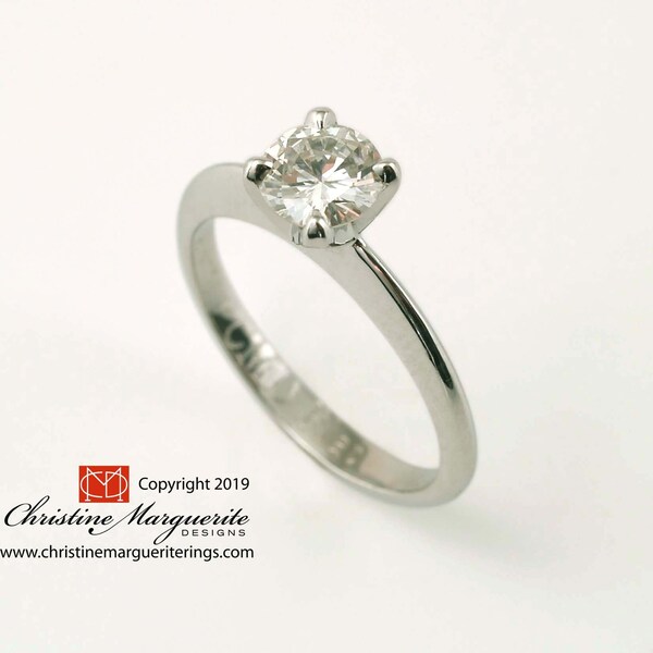 Knife Edge Ring Setting Etsy