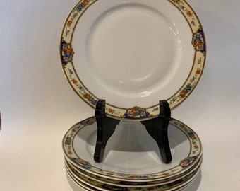 Savoy Dessert Plates Thun Bohemia Czechoslovakia Set of 6 six China Salad Plate