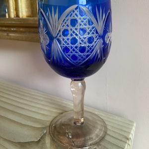 Bicchiere da vino giapponese vintage Kiriko piccolo