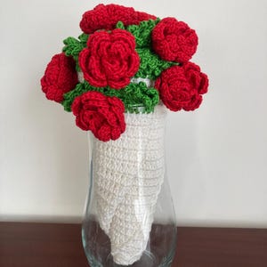 Handmade Crochet Flower Blanket - 100% Cotton Bouquet Throw with Floral Motif - Machine Washable, No Fading or Stretching, Unique Gift