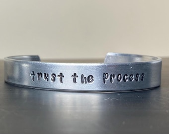 Trust The Process Cuff Bracelet