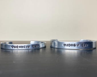 Customizable Cuff Bracelet