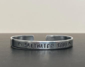 Saltwater Soul Aluminum Cuff