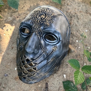 Elden Ring inspired Mask of Confidence | life-size realistic 3D-printed mask | con-ready cosplay prop | display decor