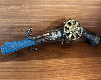 Bloodborne Repeating Sidearm Prop – Victorian Flintlock | Cosplay Prop - Non-Functional | Hunter’s Pistol Fan Art