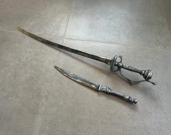 Bloodborne Rakuyo sword and dagger set Prop | Cosplay Prop | Hunter’s Weapon Decoration