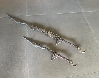 Expedition 33 Corpeso Verso-Inspired Sword & Dagger Set | Cosplay Prop 3D-Printed Fantasy Replica | Decoration