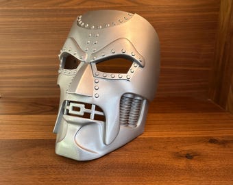 Dr Doom inspired Mask | life-size realistic 3D-printed mask | con-ready cosplay prop | display decor