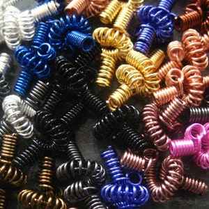 Hand Coiled Beads Your Choice of Color Quantity 3 image 3