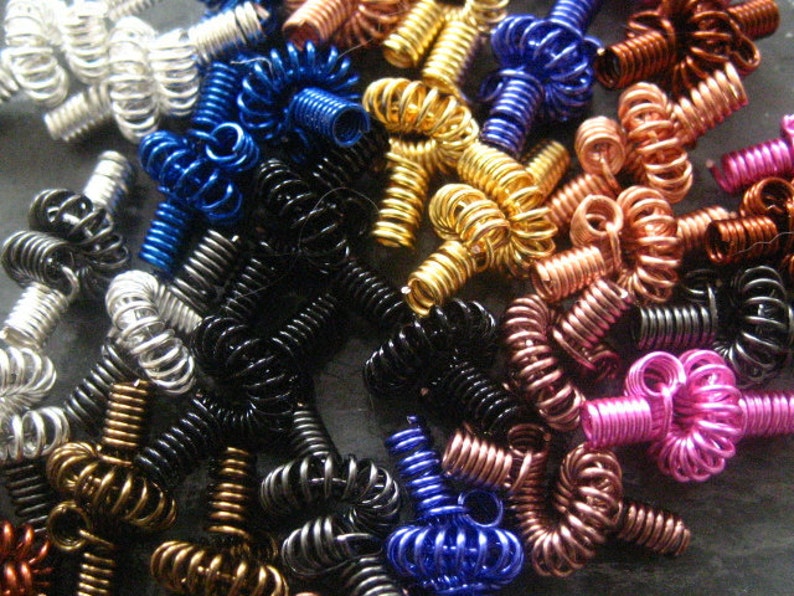 Hand Coiled Beads Your Choice of Color Quantity 3 image 3