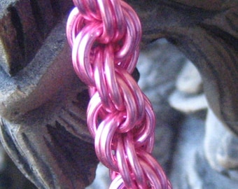 Chainmaille Bracelet KIT -- Double Spiral Weave with Instructions (You choose colors)