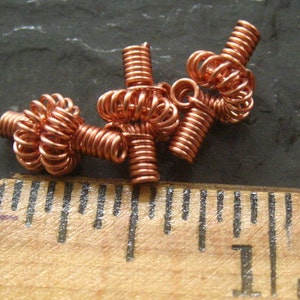 Hand Coiled Beads Your Choice of Color Quantity 3 image 1