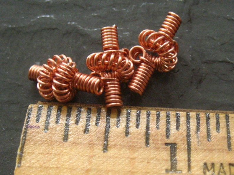 Hand Coiled Beads Your Choice of Color Quantity 3 image 1