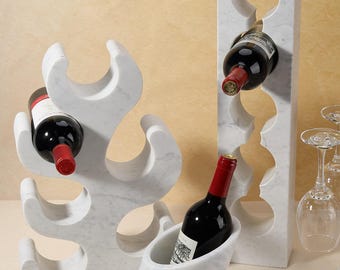 Natural Marble Wine Rack
