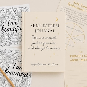 Self-Esteem Journal- Digital Download/Guided Healing for Confidence & Self Worth