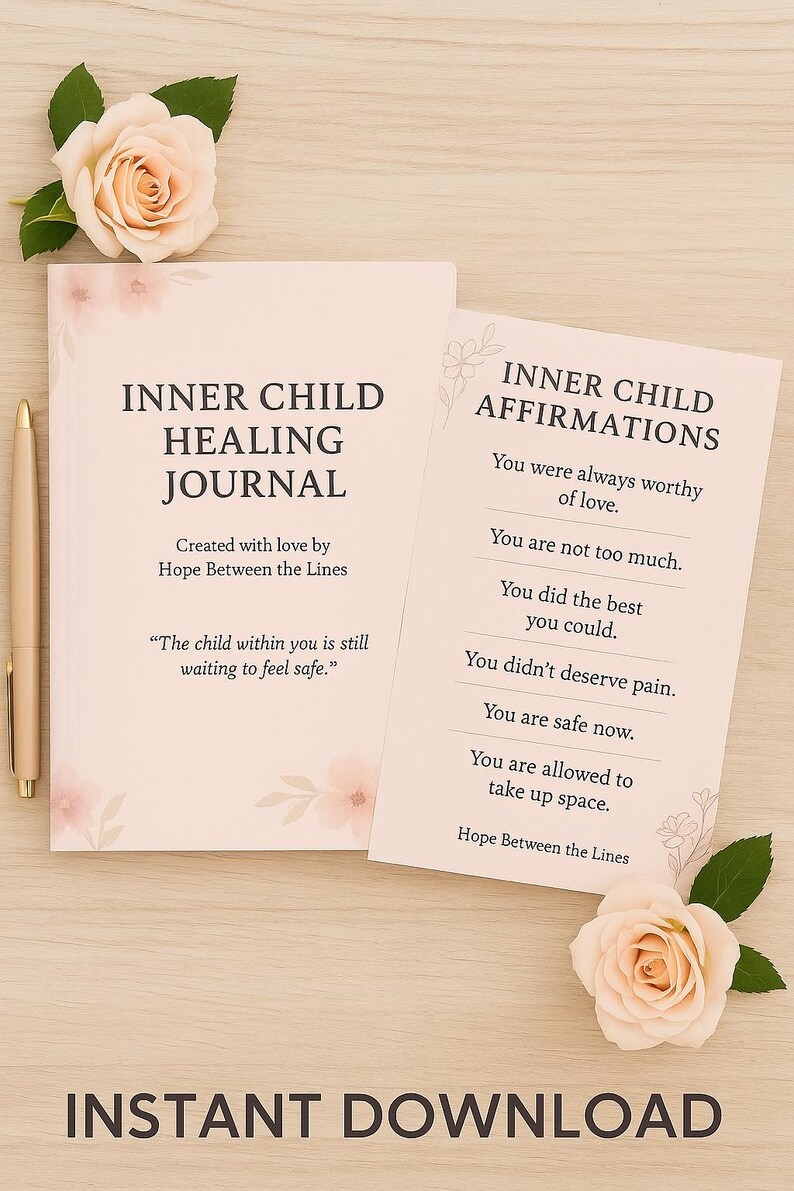 Inner Child Healing Journal- Printable Self-love Journal (PDF) - Etsy