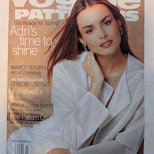 Vogue Patterns Magazine - March/ April 2000