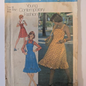 Simplicity 6926 – Misses’ Jumper Dress – Sewing Pattern – Size 10 Bust 32.5 – UNCUT