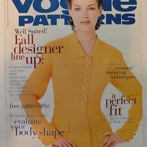 Vogue Patterns Magazine - September/ October 1995
