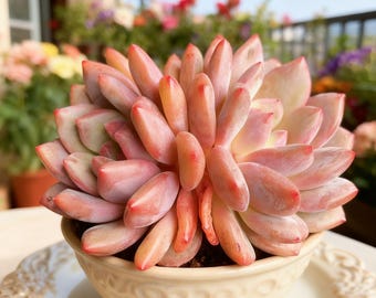 Echeveria Ariel Succulent: 3" Live Plant, Wedding Decor