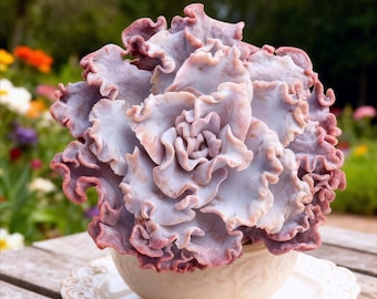 Crispate Beauty Rare Succulent Plants, 3.5" Green Imported Live Succulent Plant, Indoor Office Wedding Party Decor Gifts