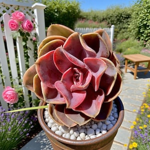 Echeveria Rainbow  Rare Succulent Plants,  3&quot; Green Imported Live Succulent Plant, Indoor Office Wedding Party Decor Gifts