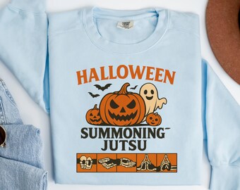 Halloween Animated Shirt Anime Tshirt - Parody Shirt Anime Sweatshirt Halloween Vintage Shirt Halloween Gifts Anime Lover Fall Sweater