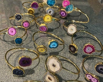 Druzy Quartz Bracelets