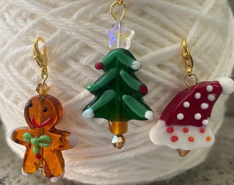 Christmas Blown Glass Progress Keeper Trio
