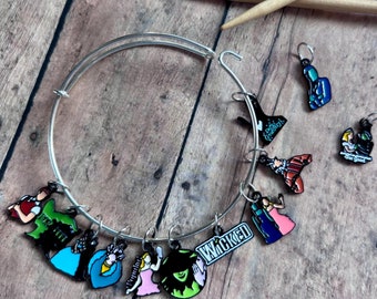 Stitch Marker Bracelet - Wicked