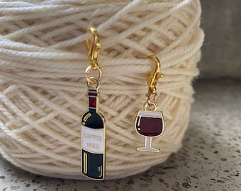 Wine Bottle & Glass