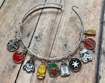 Stitch Marker Bracelet - Enamel Star Wars