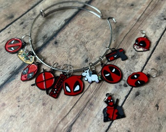 Stitch Marker Bracelet - Deadpool