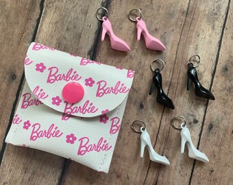 Barbie Shoe Stitch Marker Set