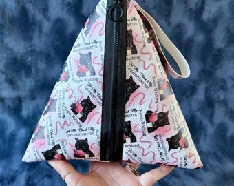Triangle Bag - Let Me Check My Giveashitometer