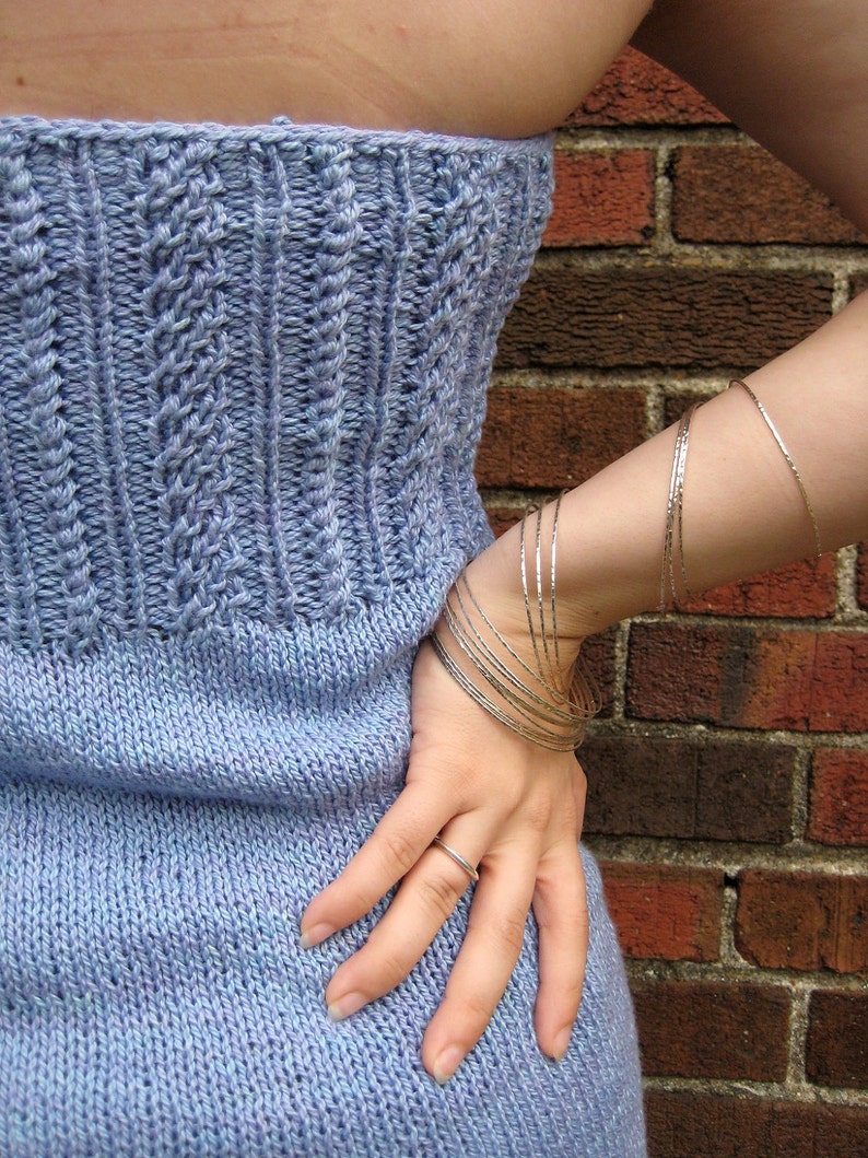 Blue Hawaii Tube/tank/strapless Top PDF Knitting Pattern by Etsy