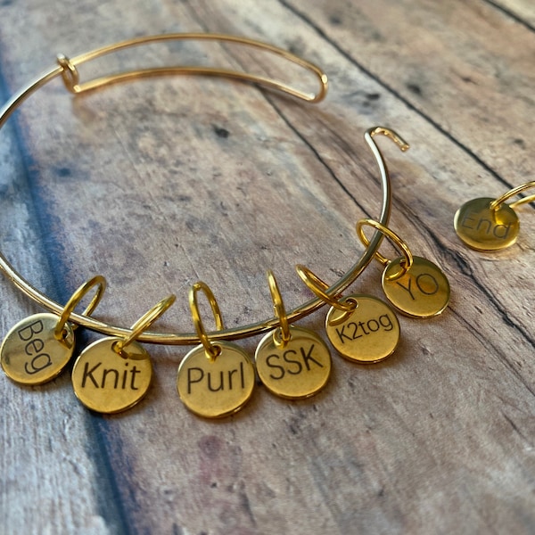 Knit Stitch Markers Etsy