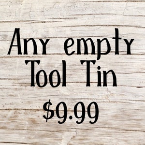 EMPTY Tool Tin