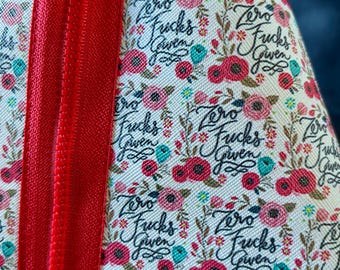 Triangle Bag - Zero Fucks Given