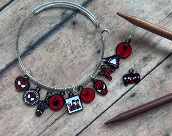 Stitch Marker Bracelet - Spiderman