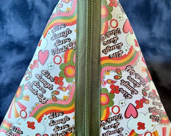 Triangle Bag - Live Laugh Love Fuck Off