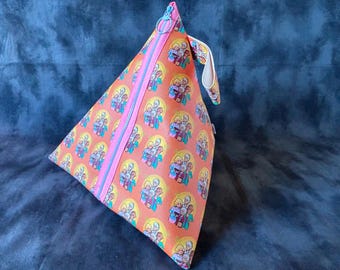 Triangle Pouch - Golden Girls Orange (Large)