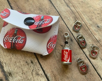 Coca-Cola Stitch Marker Pouch