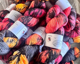 Morherfucking Mansplainers - Hand Dyed Sparkle Sock Yarn