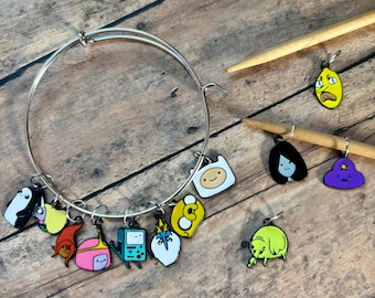 Stitch Marker Bracelet - Adventure Time