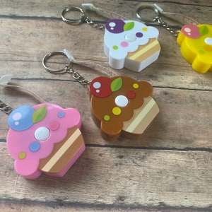 Cupcake Tape Measures - 60” keychain measuring tape for sewing/knitting/crochet/embroidery - free shipping