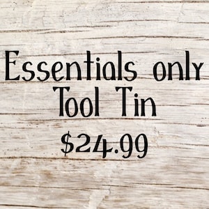 Essentials Only Tool Tin
