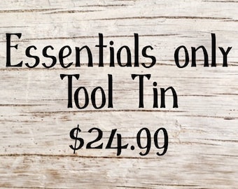 Essentials Only Tool Tin