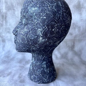 Hat Display - also great for headbands, pins, and scarves! Styrofoam mannequin head
